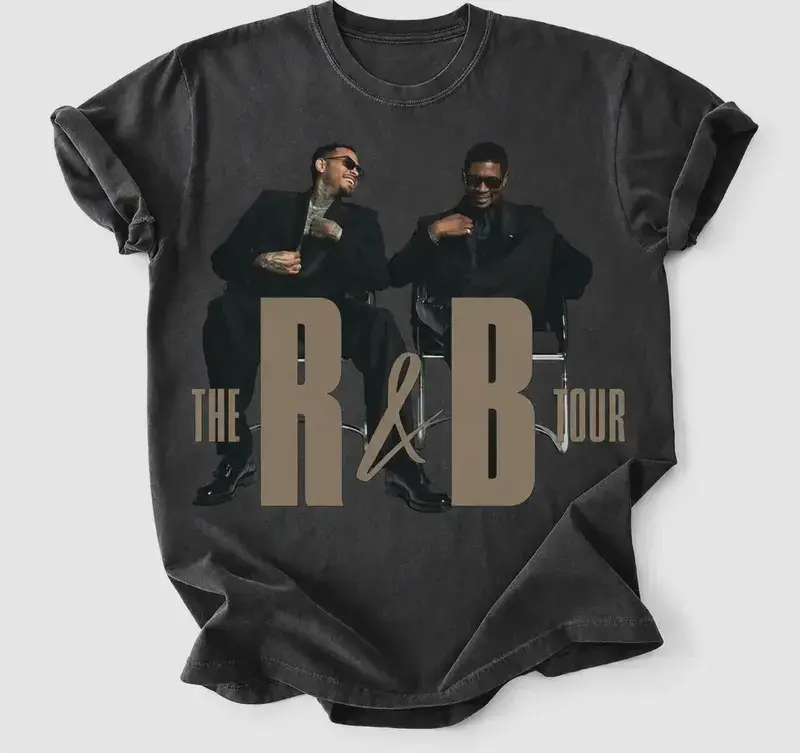 Ch.Brown Usher Raymond The R&B Tour 2026 Unisex Tee A0C Ch.Brown Usher Raymond The R&B Tour 2026 Unisex Tee A0C