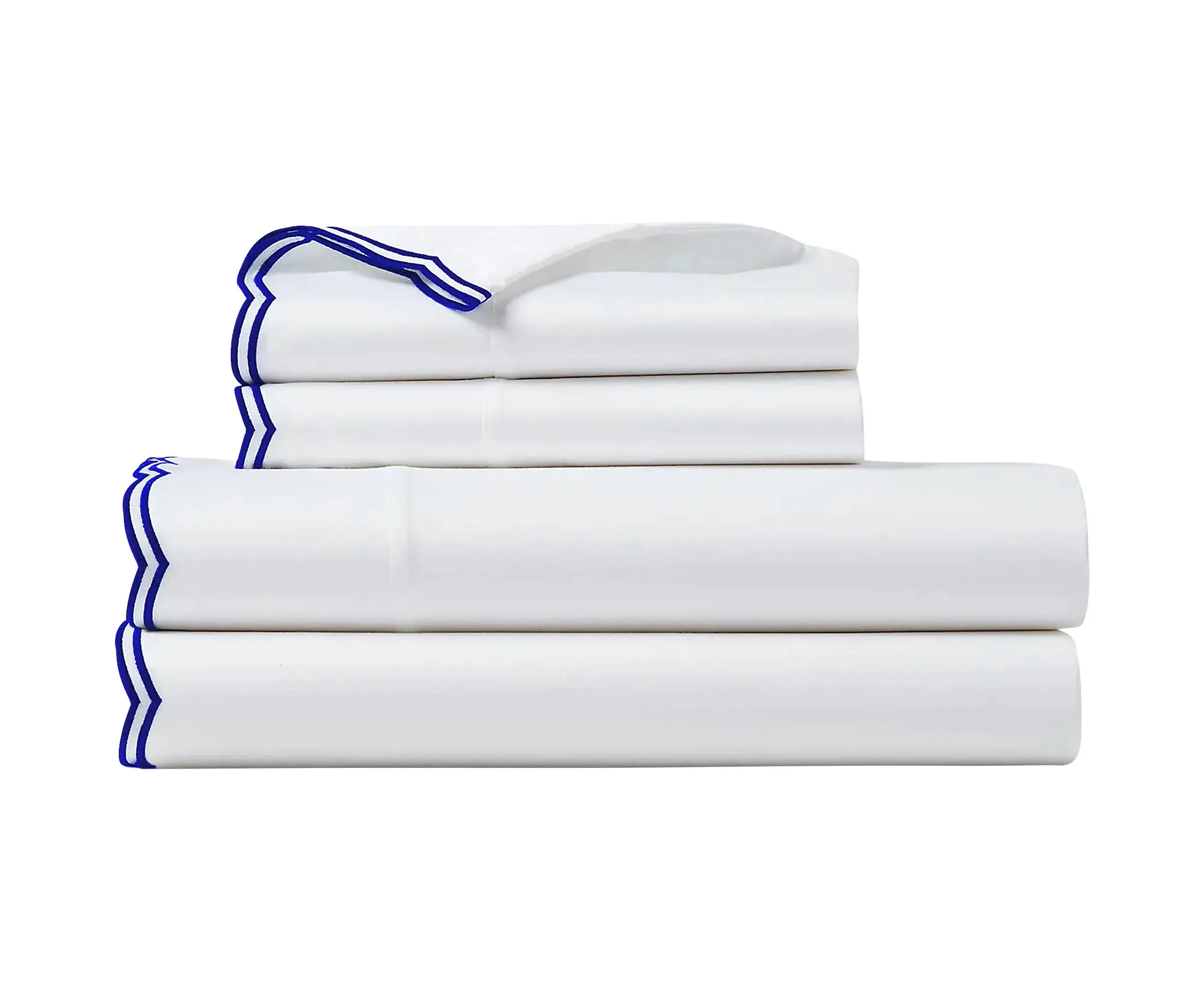 Blue Scalloped Sheets