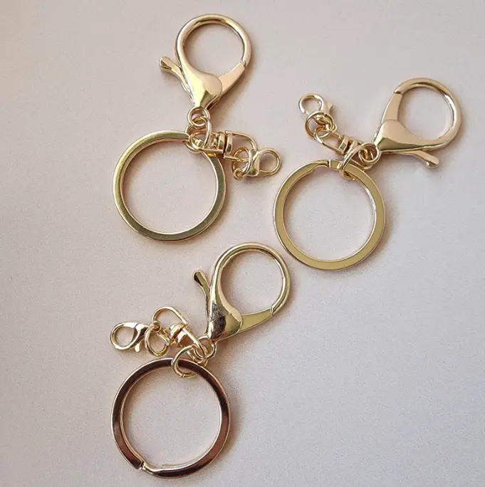 Gold Trendy Key Ring Gold Trendy Key Ring