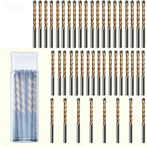 Drywall Cutting Bits 50 Pack, 5/32" Guide Point Cutting Tools for Spiral Saw and Power Tools, Screw Length Cutting Bits for Drywall, Plasterboard, and Wallboard, Pilot Point Drywall Cutting Attachment