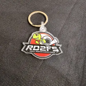 RD2FS Acrylic Laser Cut KeyChain 2"x1.46"