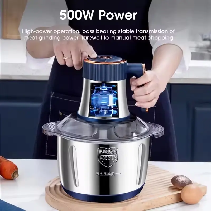 Electric Meat Grinders, 5L Food Processor Stainless Steel