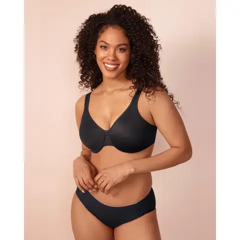 DELIMIRA Women's Minimizer Bra Plus Size Underwire Smooth Full Coverage Seamless Bras No Padded
