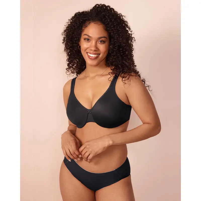 DELIMIRA Women's Minimizer Bra Plus Size Underwire Smooth Full Coverage Seamless Bras No Padded