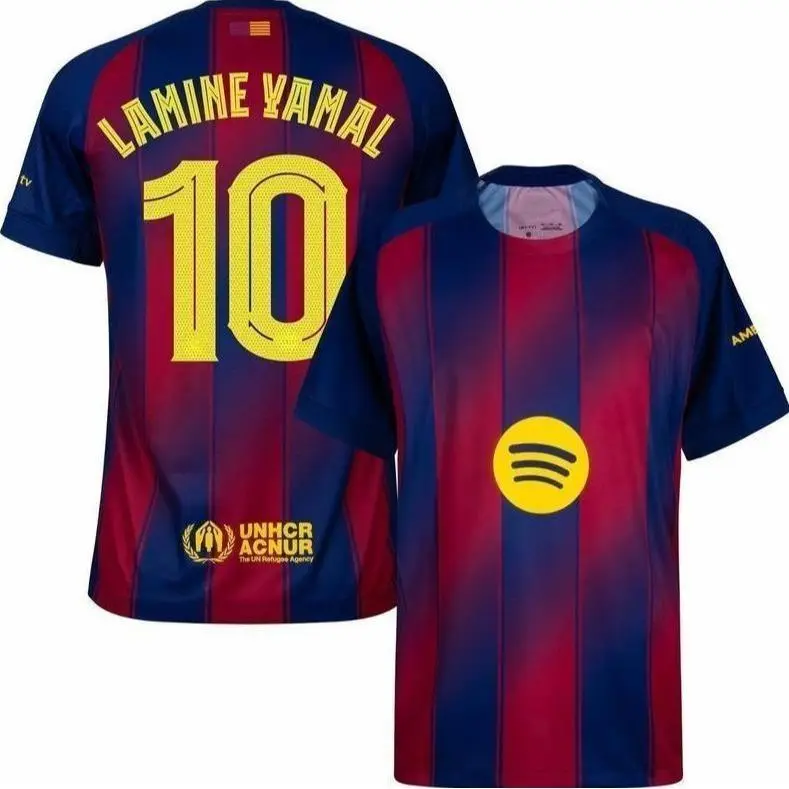 #10 Away Soccer Jersey 25/26 – Fan Edition Football Shirt for Men & Women, Breathable Short Sleeve Sports Top