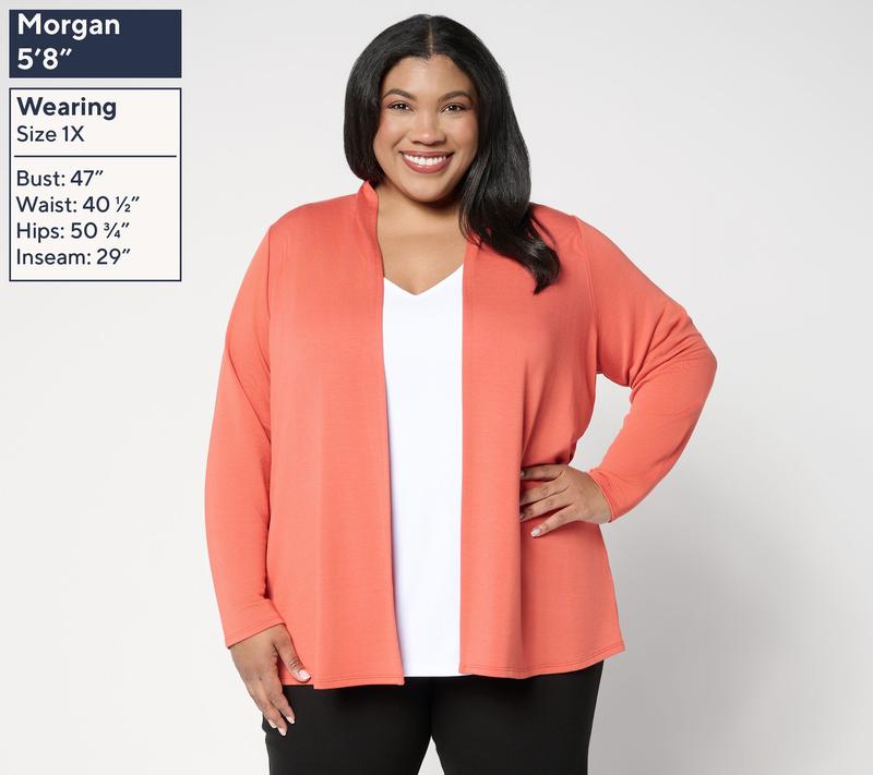 Brandis Dress Out Loud Acquitted Knit Open Front Cardigan