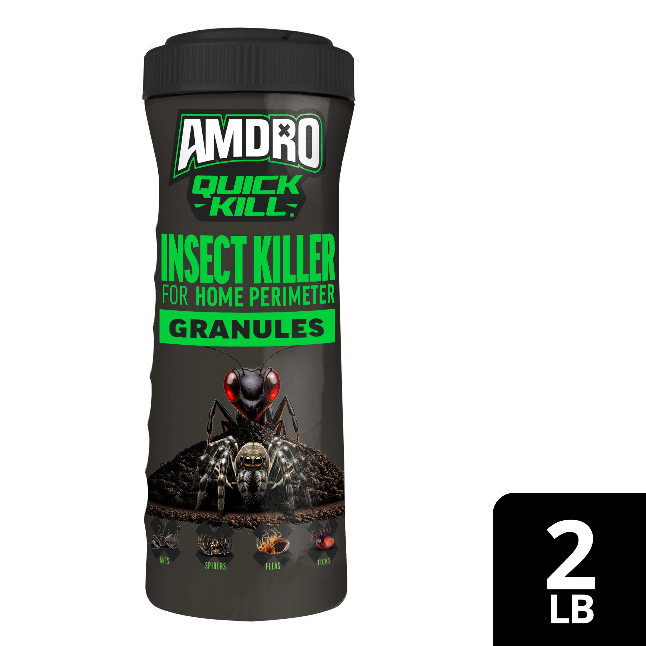 Home Perimeter Insect Killer Granules, Fast-Acting Outdoor Insect Control, Long-Lasting Barrier Protection, Treats Up to 2,000 Sq. Ft., 2 lbs
