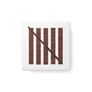 Blade or Order Porcelain Square Magnet