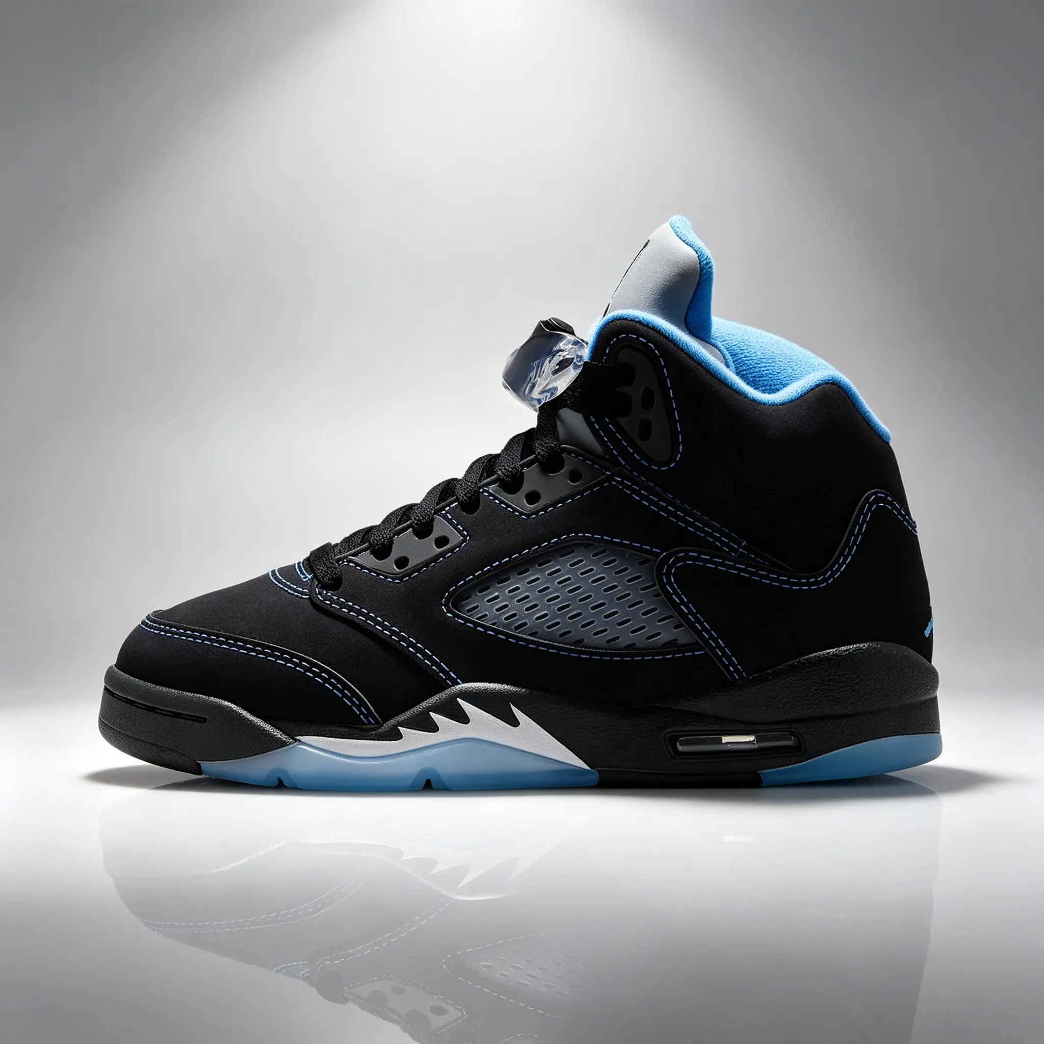 Air Jordan 5 Retro GS 'Black-Carolina/UNC' 2026 Casual Trainer