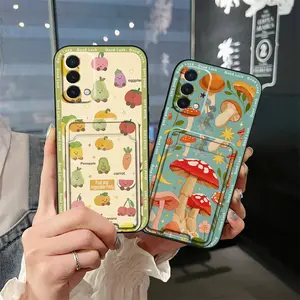 Back Cover Silicone Phone Case For OnePlus Nord N200 5G/1+Nord N200 5G TPU Card bag Cute Fashion Design Soft case Waterproof Durable Anti-dust Card sleeve Card slot Shockproof