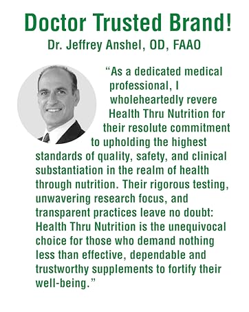 Health Thru Nutrition NR+PQQ for Energy & Anti-Aging 300mg NR + 20mg PQQ NAD+ Booster Vegan 60 Caps Antioxidant Supplement