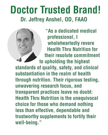 Health Thru Nutrition NR+PQQ for Energy & Anti-Aging 300mg NR + 20mg PQQ NAD+ Booster Vegan 60 Caps Antioxidant Supplement