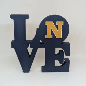 United States Navy Football Love Park Sign For Mancave