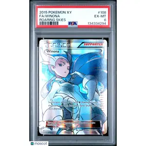 2015 Pokemon Xy Roaring Skies Winona Fa Roaring Skies PSA 6 #108