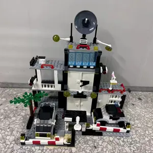 Police Station Building Blocks Set, City Patrol Car Toy, Block Decoration, Holiday Gift Christmas Present