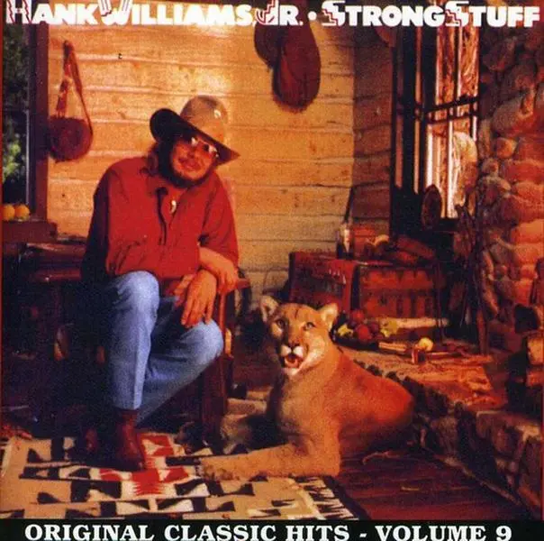 Hank Williams Jr. - Strong Stuff Audio CD, Baritone Voice Country Songs, 1995 Release Compact Disc, Audio Cds