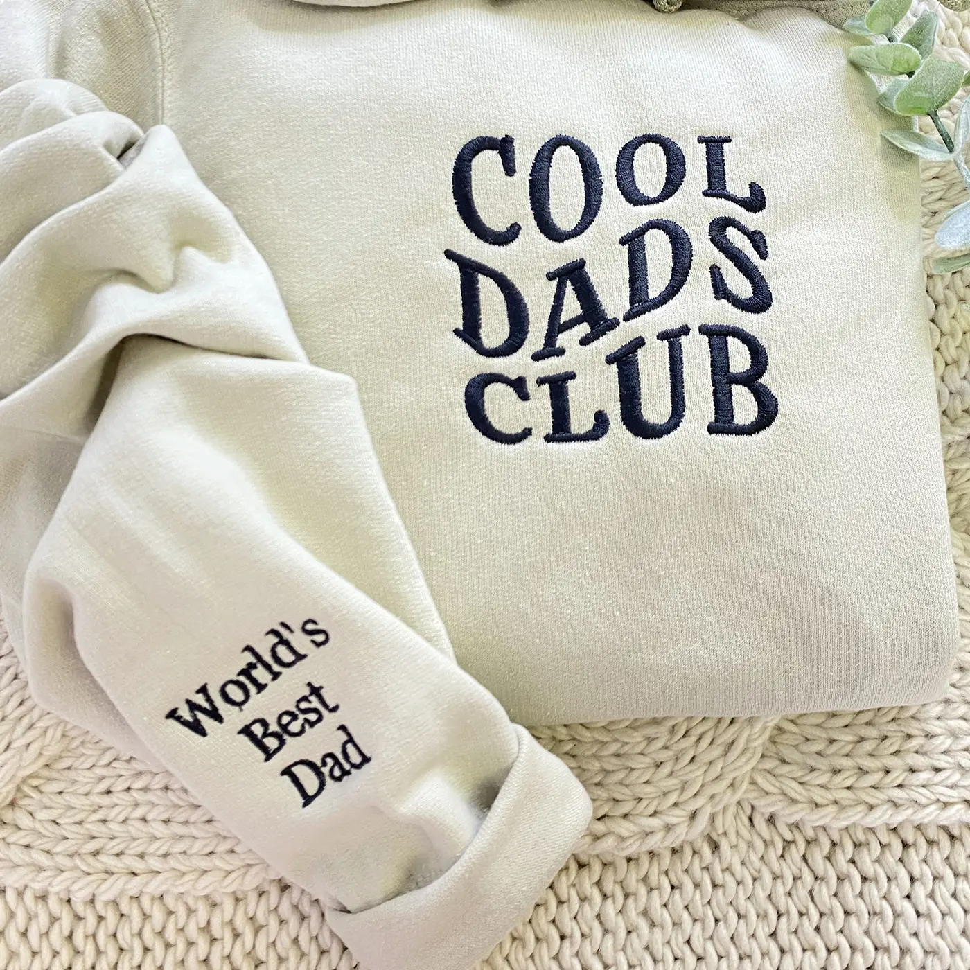 Dad Sweatshirt Embroidered, Cool Dads Club Sweatshirt, Dad's Favorite Sweatshirt