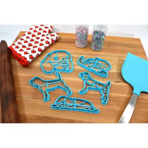 Loot Cave Co Beagle Cookie Cutters - Hand Designed & Tested, Food Safe, Dishwasher Safe, 115mm, Stack, Outline, Face, Scratch, Nap Shapes