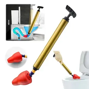 Heavy Duty Household Pipe Dredger 2026 Upgraded for Hair Grease Clogs Powerful Suction Bathroom Kitchen Sink Drain Cleaner Toilet Plunger Brush Compact Design