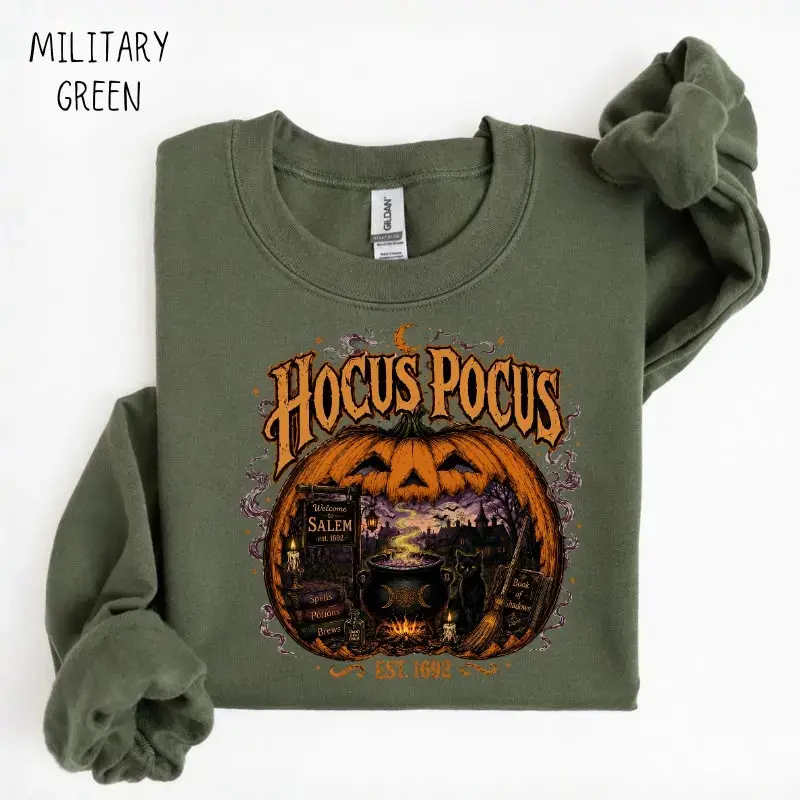 Vintage Witch Sisters Halloween Sweatshirt, Retro Spooky Season Graphic Tee, Magical Coven T-Shirt, Cozy Fall Witchy Apparel
