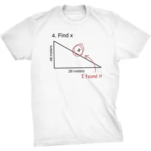 Men's math humor, teacher gift, dad joke Graphic T-Shirt - 100%25 cotton Short Sleeve Crew Neck Regular Fit Casual Wear | Soft & Breathable Fabric, Durable Print, Everyday Comfort, Machine Washable