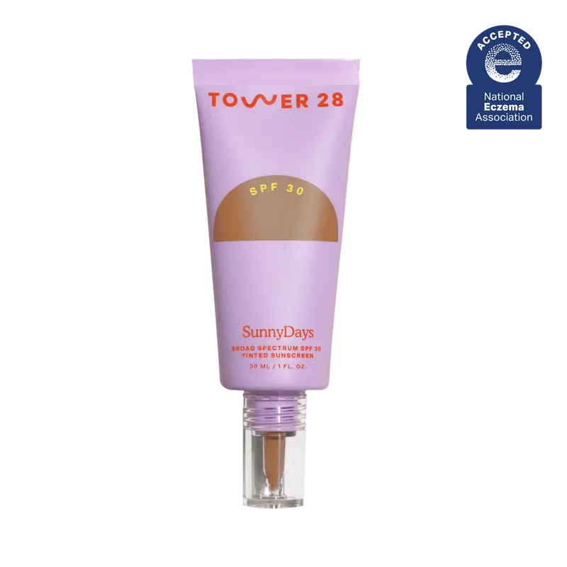 Tower 28 SunnyDays SPF 30 Tinted Sunscreen + Foundation - For Sensitive Skin - Mineral Sunscreen, Broad Spectrum UVA/UVB Sun Protection
