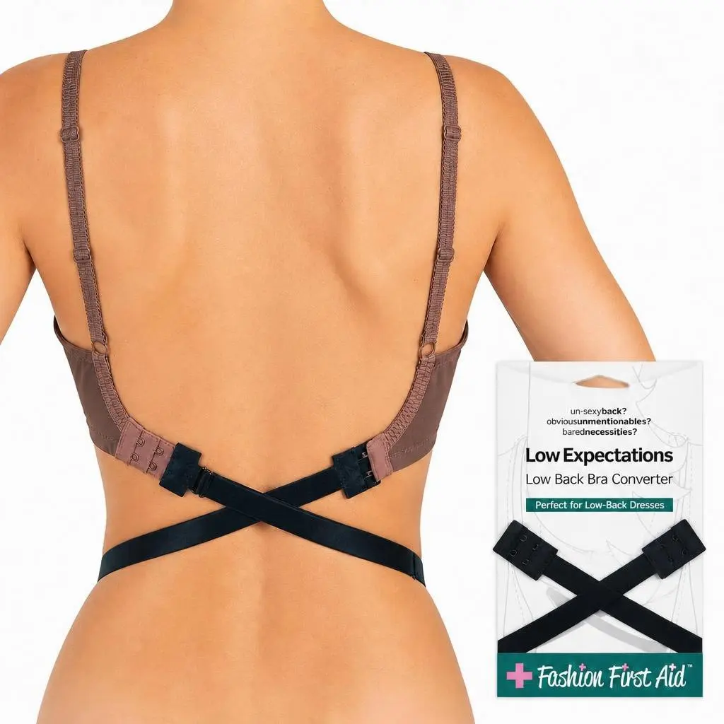 Low Expectations Adjustable Low Back/Backless Bra Converter Strap