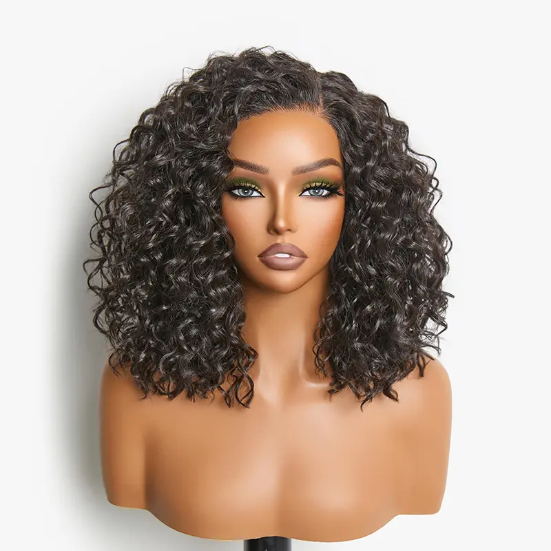 [New Arrival][Blend] Frodio Veralux™ Blend Human Hair T-Part Curly Lace ...