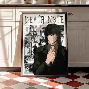 Death Note Mikami Poster, Teru Mikami Character Print, Manga Room Decor, Anime Wall Art( Unframed - Print Only )