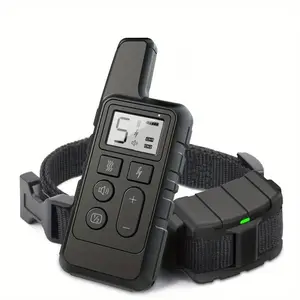 Dog Shock Collar with Remote Control, 1 Set Rechargeable Waterproof Dog Training Collar with 3 Training Modes, Suitable for Large, Medium and Small Dogs