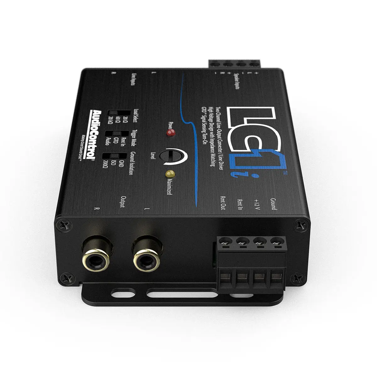 AudioControl LC1i Active 2-Channel Line Driver-Output Converter for Car Audio Systems, Automotive Aftermarket-Factory Stereo Equipment with Impedance Matching, 12vdc Remote Out, 0.55 lbs Power Support, Audio Equipment