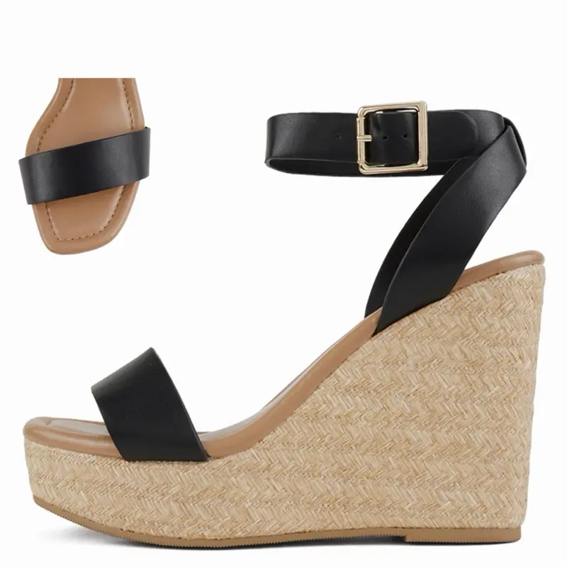 Benson wedge heel platform sandal