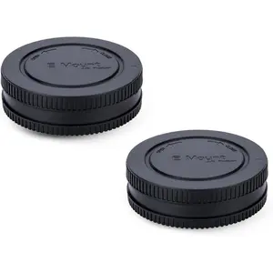 Camera Rear Lens Cap &  Cap Cover for  E Mount A1 A7C A7R IV III A7 III II A7S III II A6600 A6500 A6400 A6300 A6100 A6000 Replace  ALC-B1EM -2 Packs