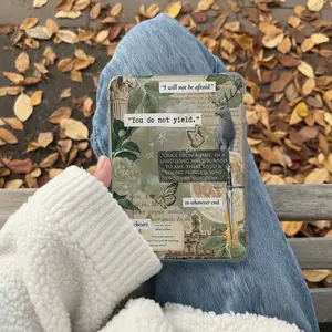 Throne of Glass  Kindle Insert for Clear Case – Aesthetic Book Lover Decor | Cozy Reading Accessory