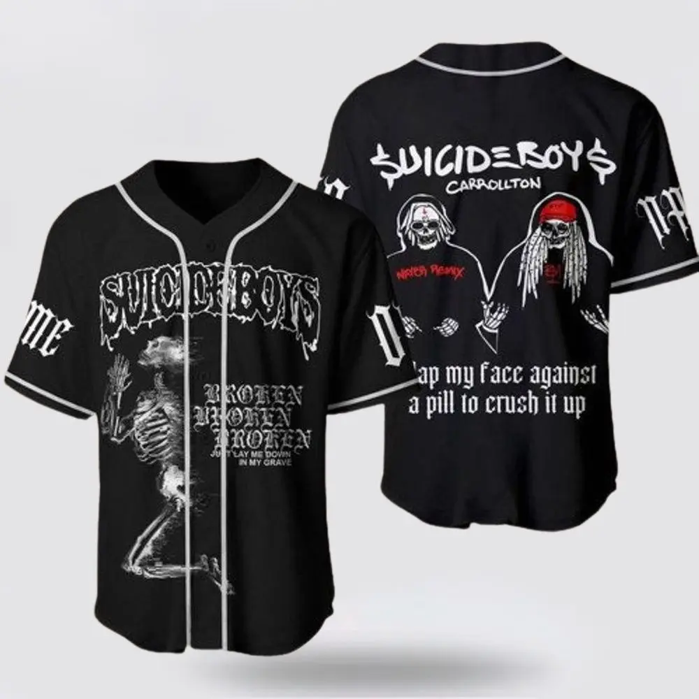 $uicideboy$ Tour Dates Baseball Jersey Fan Shirt HY1674