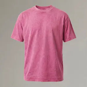(New) Vintage Washed Oversized Tee - Pink