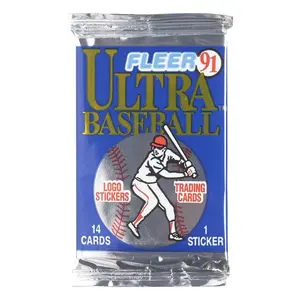 Vintage Fleer 1991 Ultra Baseball Sealed Pack