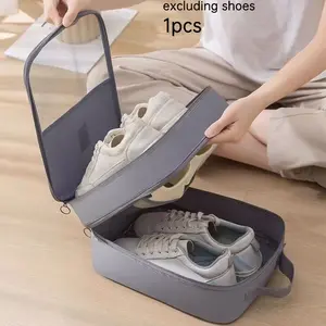 High Capacity Travel Shoe Bag, Holds 3 Pairs of Shoes, Durable Dust-Proof Breathable Storage, Comfort Handle, Ideal for Travel, Travel Organizer Bags