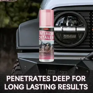 15oz Car Care Polishing Cleaner Gloss Dressing for Plastic Trim & Tire Interior Detailer Restorer Effortless Cleaning Solution for Trim Dashboard Car Door Tires Bumpers Leather, Interior Car Cleaner, Car Detailing Kit