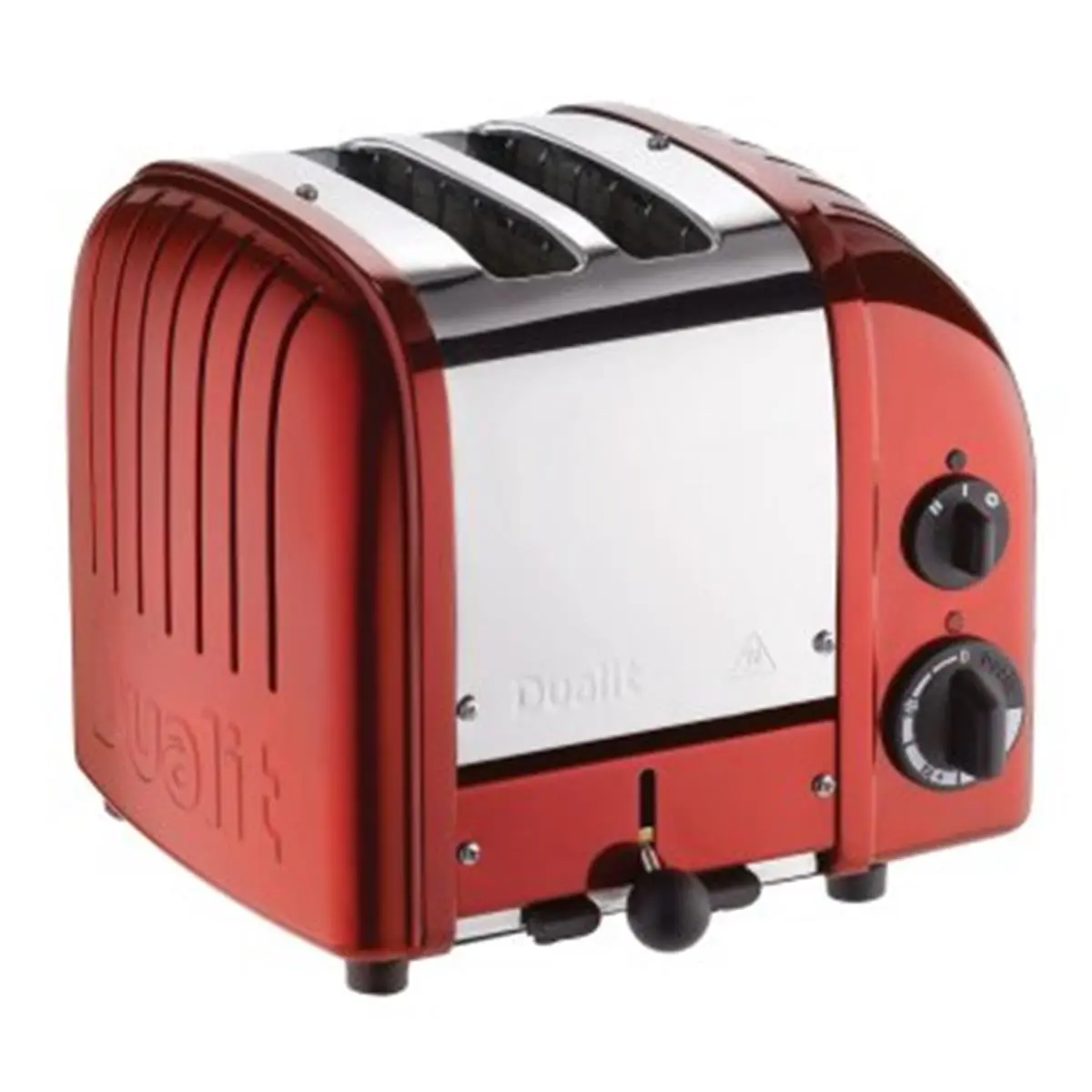 212 MAIN Dualit Briel Espressione 2-Slice Classic Toaster - 1250Watts, Compact Form, Retro Chic, Removable Crumb Tray, Candy Red