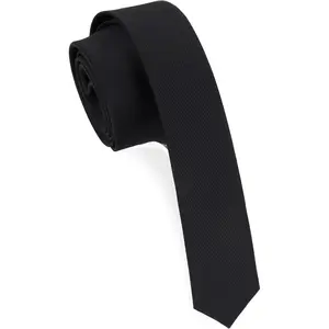 Fashion 1.58"(4cm) Solid Color Skinny Tie Slim Necktie For Men +  Box