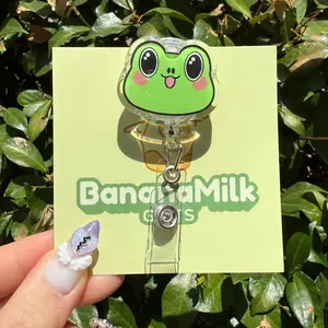 KPOP Bias Resin Retractable Acrylic Badge Reels
