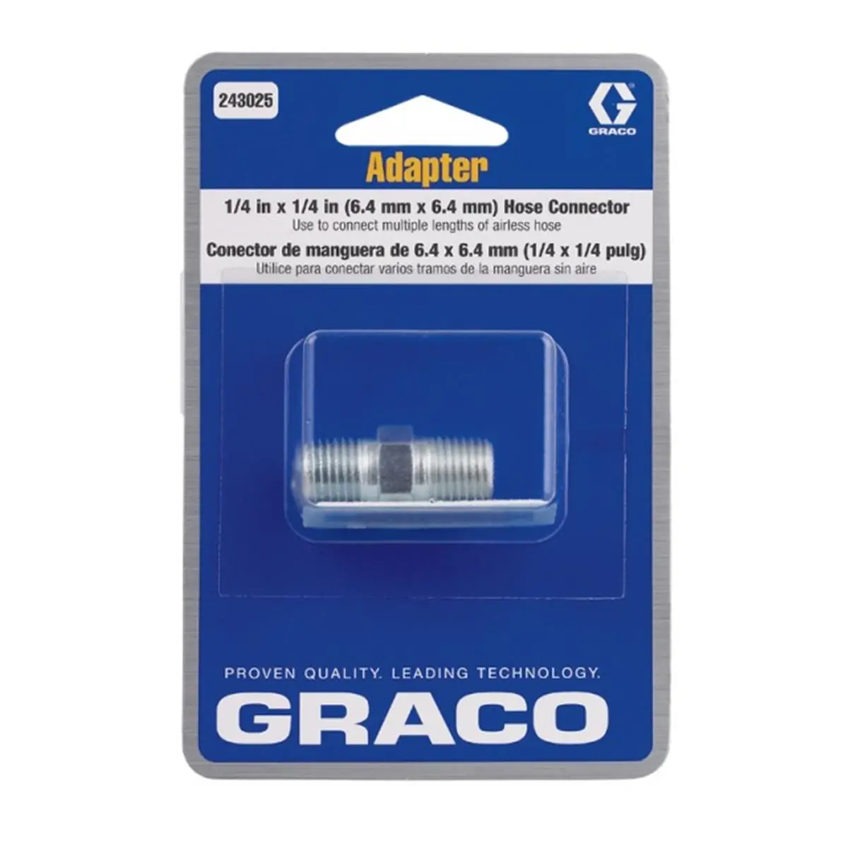 Graco 243025 1/4 in. Hose Adapter, Tool Accessories for Connecting Hoses, Connect Hoses