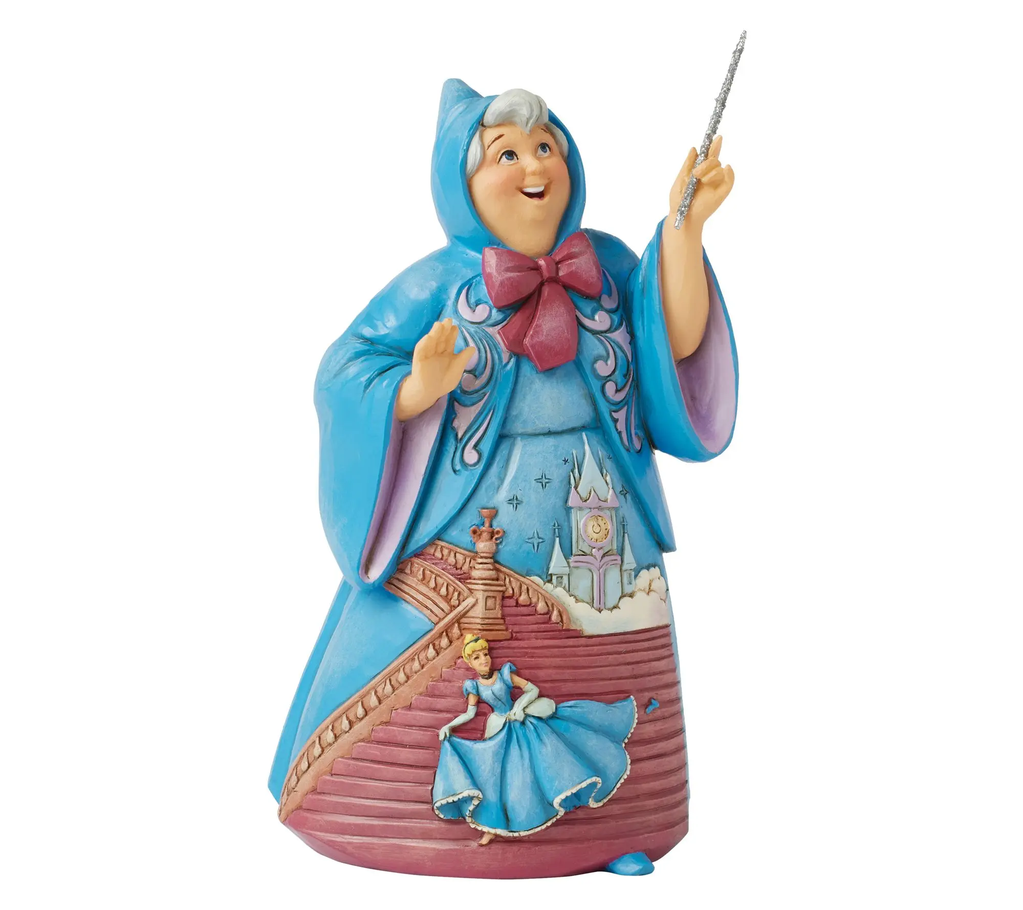 Jim Shore Disney Traditions Fairy Godmother Figurine 6.3in H Jim Shore Disney Traditions Fairy Godmother Figurine 6.3in H