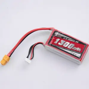 Battery 11.1V 1300mAh 25C XT60 Plug（Suitable for 1220mm Ranger V1 & V2, 1200mm Super EZ, 2300mm FOX）