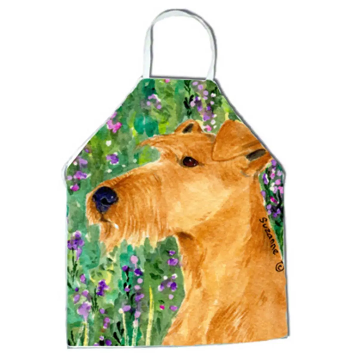 212 MAIN Cloth Bib-Style Cooking Apron, Non-Absorbent Decorative Protective Home Care Supply, 27 in H x 31 in W