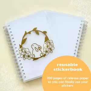 Reusable Sticker Book Funny Flower Sticker Collection