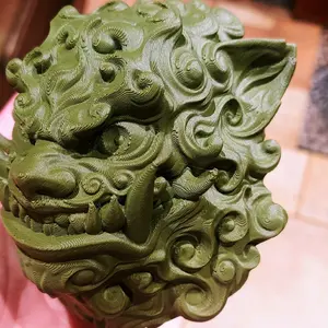 3D printed Foo Lion wall hanger Plastic Wall-mounted decorative
