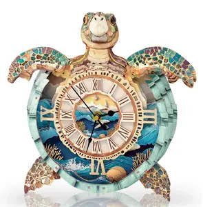 Premium Steampunk Gift,For kids Mechanical Owl, Dragon,Sea Turtle,Bundle DIY Wooden Clock 3D Puzzle Craft Kit