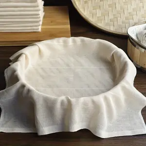 3pcs Steamer Cloth, Steaming Pad, Non-Stick Steamer Pad, For Steaming Natural Vegetable, Seafood, Eggs, Buns, Dumplings, Round Drawer Cloth, Steaming Baguette, Household Cage Pad, Cotton Gauze Steaming Cloth